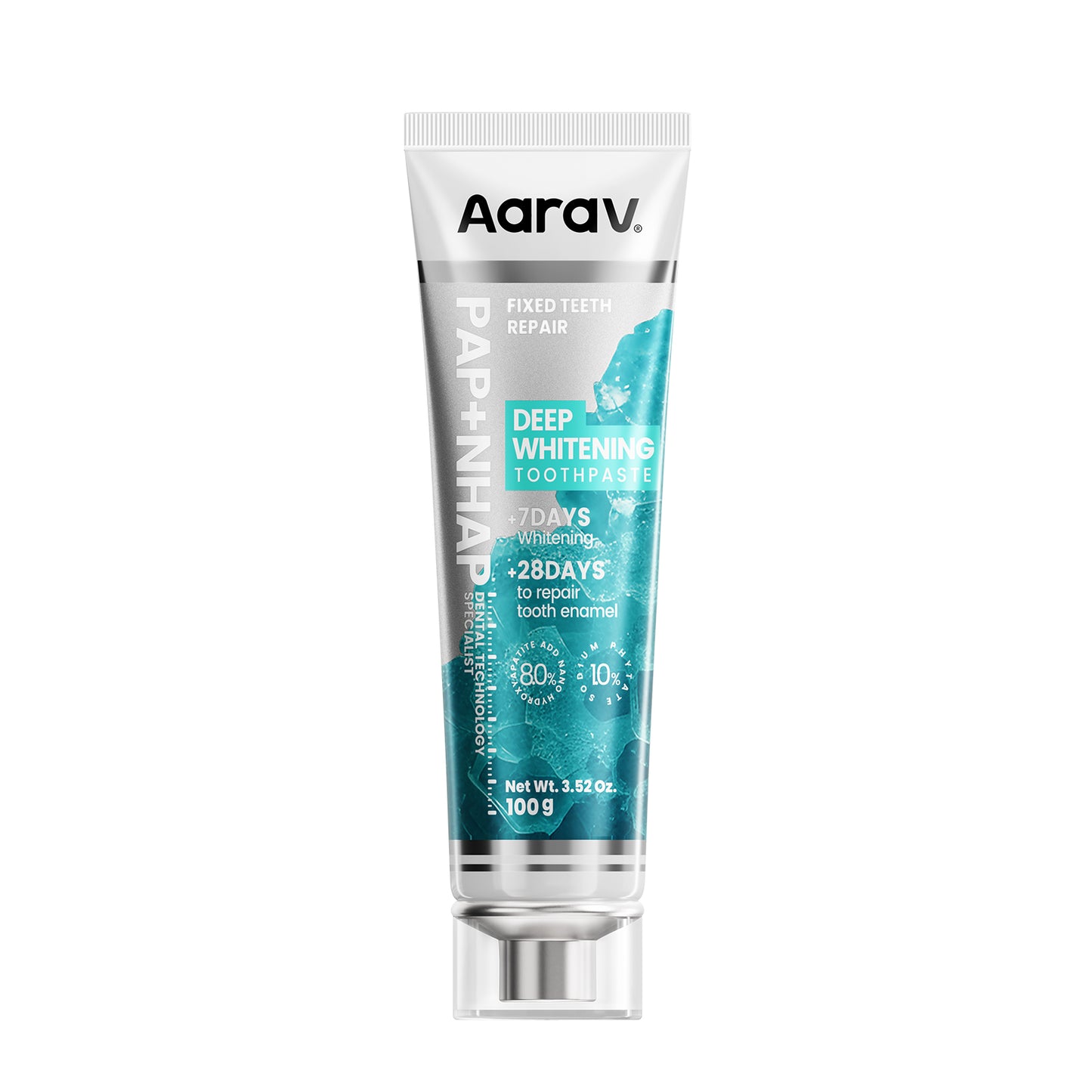 Aarav PAP Deep Whitening Toothpaste | 8% Hydroxyapatite | Fluoride-Free(DR)(副本) - Aarav Oral Care