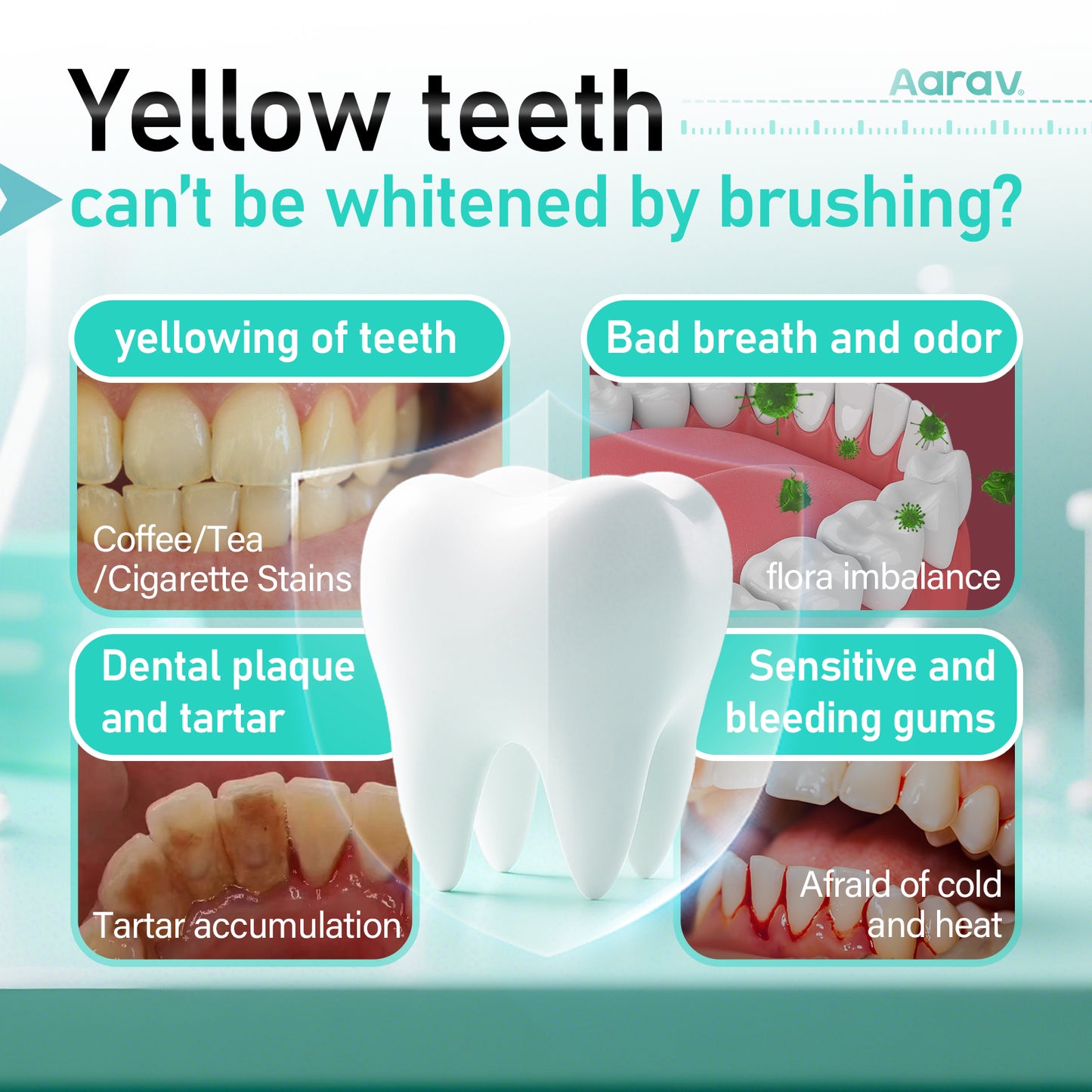 Aarav PAP Deep Whitening Toothpaste | 8% Hydroxyapatite | Fluoride-Free（DR）（副本） - Aarav Oral Care